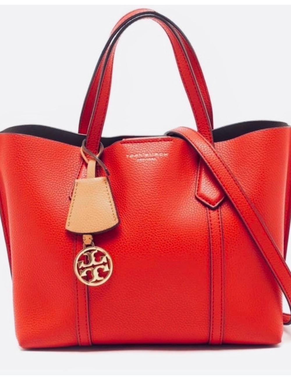 Tory Burch Red Leather Tote